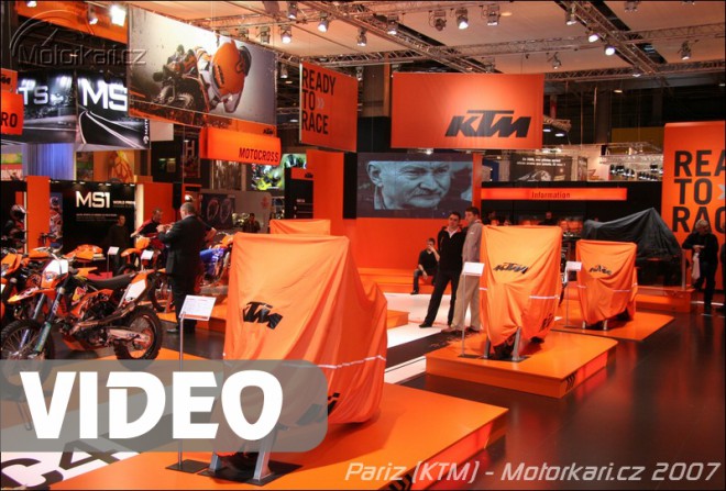 Paříž: KTM + video