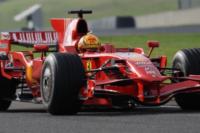  Vale testoval Ferrari