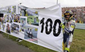 Rossiho 100. vítězství v Grand Prix