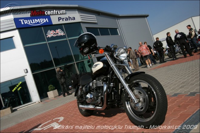 Setkání majitelů motocyklů Triumph