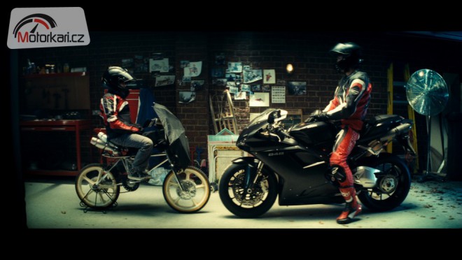 Ducati 848 v klipu za bezpečnost provozu 