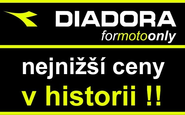 Výprodej motocyklových bot značky Diadora