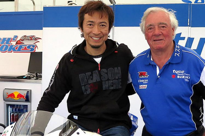 Tyco Suzuki na TT s Japoncem Matsushitou