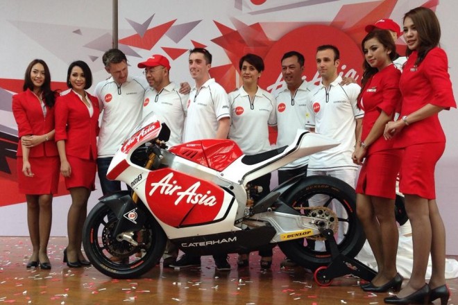 Caterham Moto Racing v roce 2014 s AirAsia