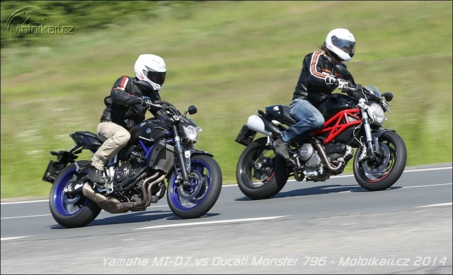 Dvouhrnky: Ducati Monster 796 vs Yamaha MT-07
