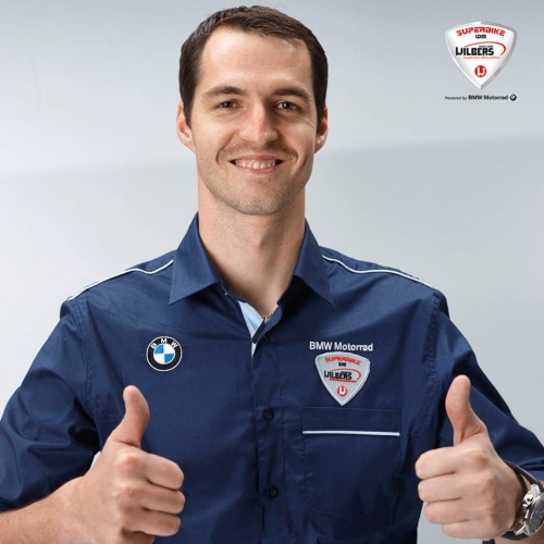 Matěj Smrž v roce 2015 s týmem Wilbers BMW Racing