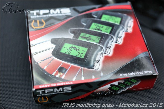 TPMS - bezdrátový monitorovací systém tlaku a teploty pneu
