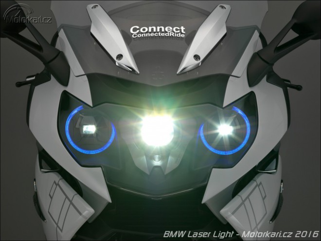 BMW přivede laserová světla a HUD do světa motorek