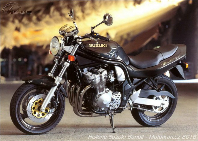 Motocykly Suzuki řady Bandit 1989 - 2015