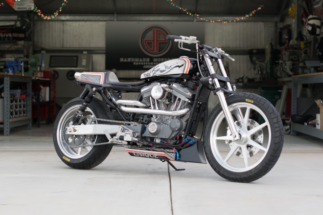 Harley Davidson Sportster jako Street Tracker od DP Customs