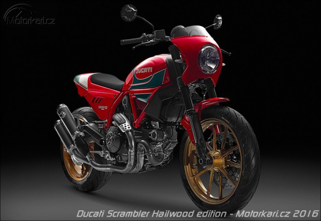 Ducati Scrambler v limitované edici Mike Hailwood 