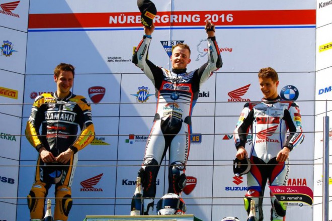 Na Nürburgringu získal Halbich první stupně vítězů IDM