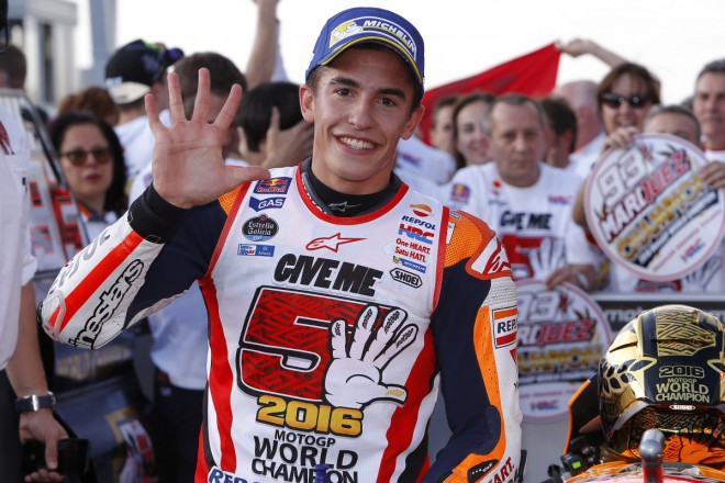 Marc Márquez – Mistr světa 2016 v třídě MotoGP