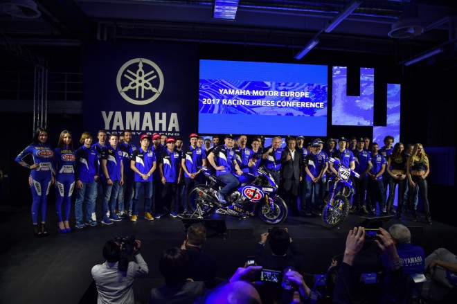 Yamaha představila tovární týmy pro sezonu 2017
