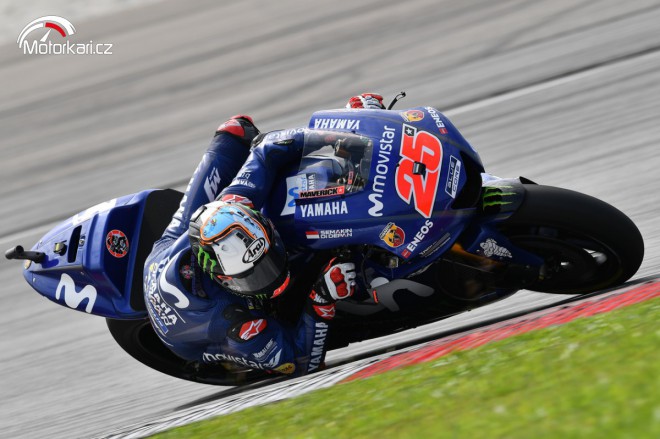 Test MotoGP – V pondělí zajeli nejrychleji Viñales, Rossi a Crutchlow