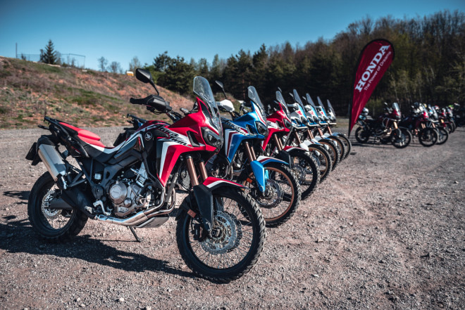 Premiérové akce Africa Twin Test Days a Africa Twin Experience