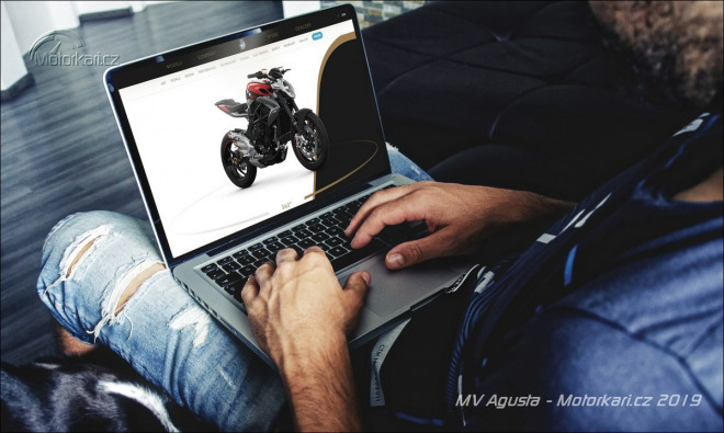 MV Agusta prodává motorky přes internet. Tedy skoro