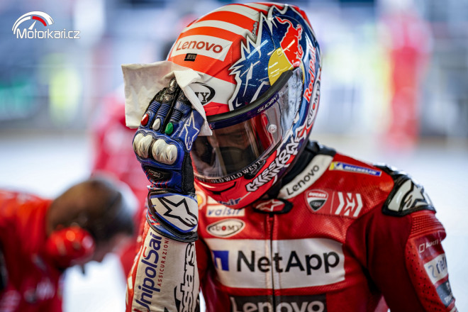 Tým Ducati bojuje o titul v soutěži týmů, kterou před Austrálií vede