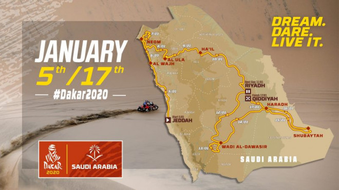 Dakar 2020: Dvanáct etap, 7900 kilometrů 