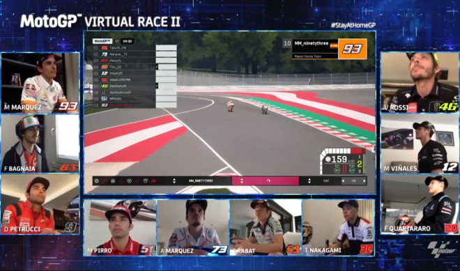 Další virtuální závod MotoGP, v Jerezu tentokrát i s Moto2 a Moto3