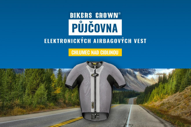 Bikers Crown rozjíždí půjčovnu airbagových vest Alpinestars