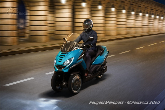 Peugeot představil novou generaci tříkolky Metropolis