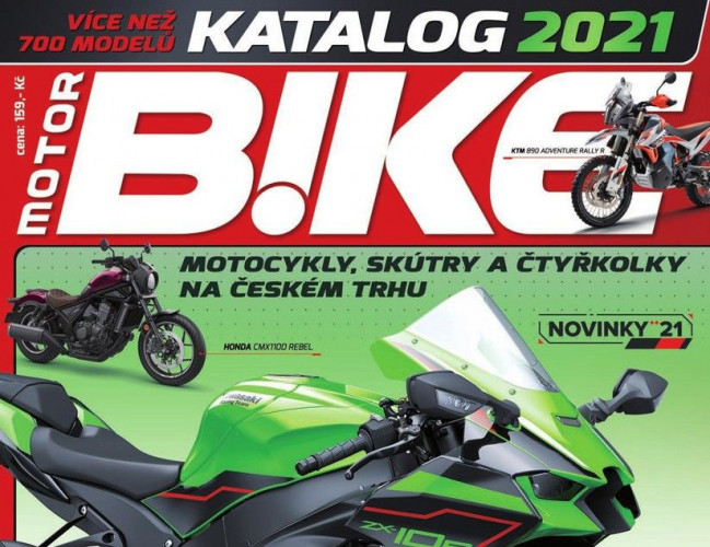 Motorbike Katalog motocyklů, skútrů a čtyřkolek 2021