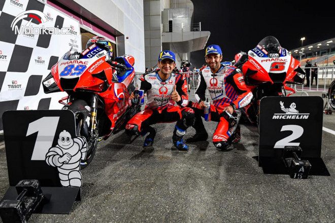 Ohlasy MotoGP: Jorge Martin vyrovnal v Kataru Marca Márqueze, z první řady odstartují také Zarco a Viňales