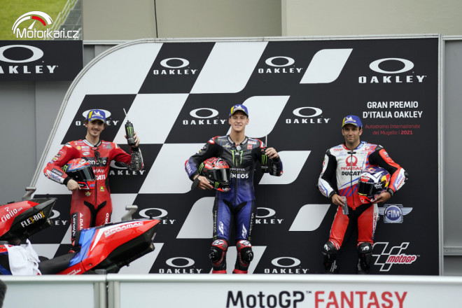 Ohlasy MotoGP: V Mugellu z první řady odstartují Quartararo, Bagnaia a Zarco