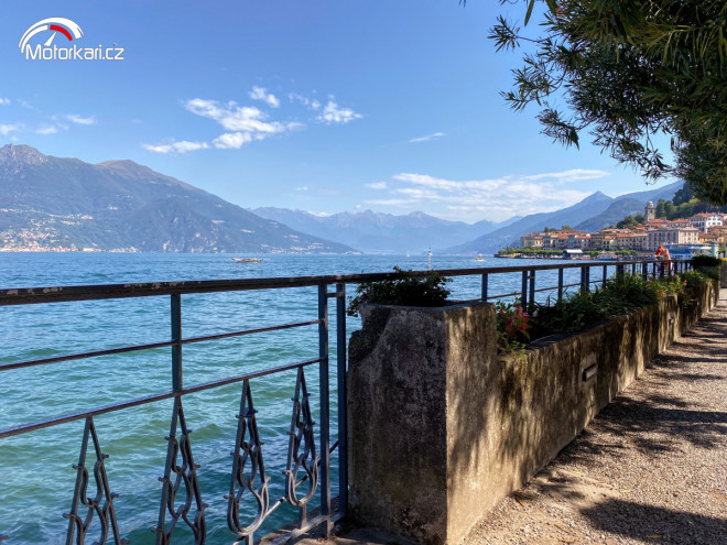 Lago di Como s batůžkem