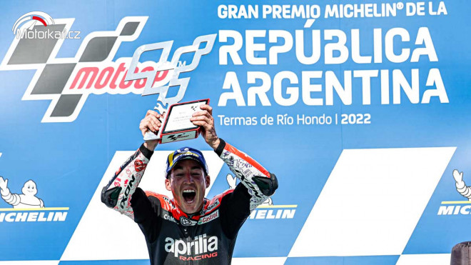 GP Argentiny – V Termas de Río Hondo slaví Aprilia, vyhrál Aleix Espargaró