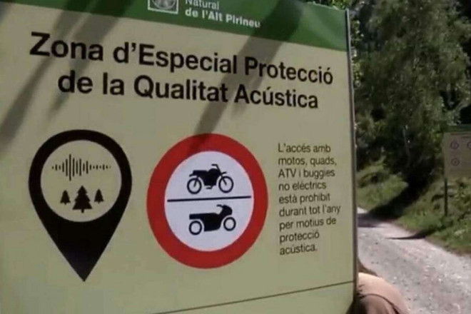 Španělský národní park Vysoké Pyreneje zakazuje motorky