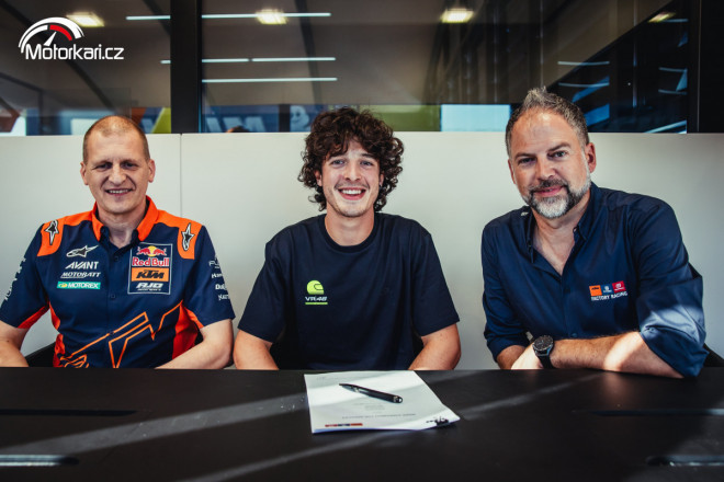 Ital Vietti a Turek Öncü mají pro rok 2024 smlouvu s Red Bull KTM Ajo Moto2™
