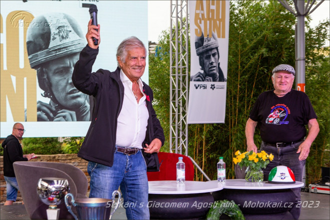 Setkání s Giacomem Agostinim – legendou motocyklových závodů Grand Prix 
