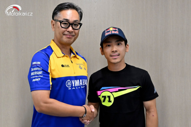 V roce 2024 bude Sasaki jezdcem týmu Yamaha VR46 Master Camp