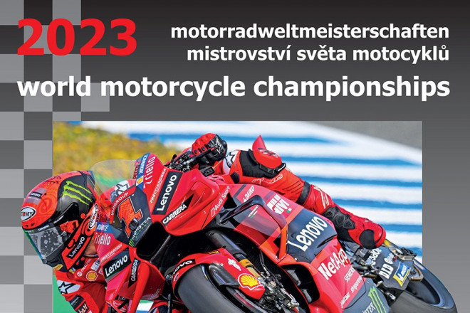26. ročník knihy Mistrovství světa motocyklů 2023	