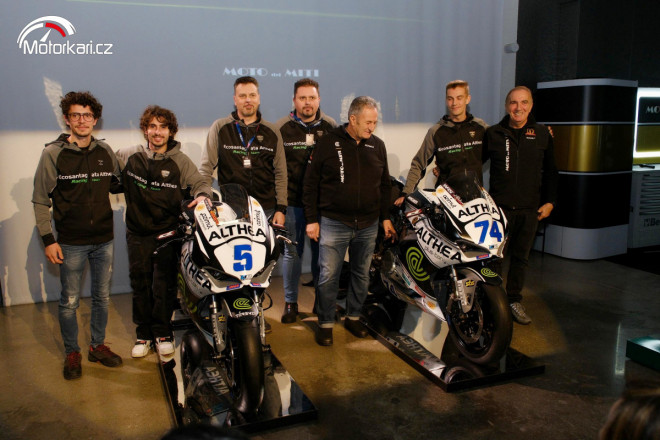 Tým Althea Racing představil sestavu pro WSSP s Antonellim a Biesiekirskim