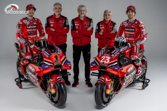 Ducati představila tovární tým MotoGP™ Ducati Lenovo