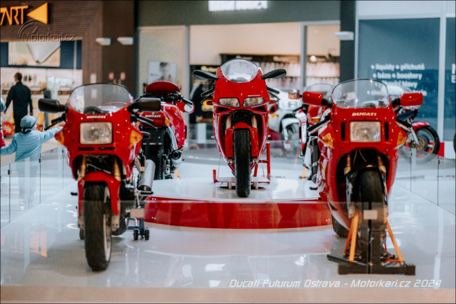 Putovní výstava Ducati dorazila do Ostravy