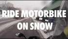 Ve sněhu na motocyklu | Prague Rides 6