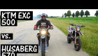 KTM EXC 500 vs. husaberg 570