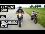 KTM EXC 500 vs. husaberg 570