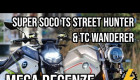Super Soco TS Street Hunter & TC Wanderer - MEGA recenze