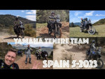 Enduro moto traveling Spain 2023 on Yamaha Tenere 700 World raid
