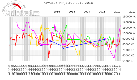 Kawasaki Ninja 300 2010-2016