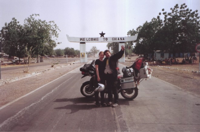 Cesta do Kamerunu na motorce
