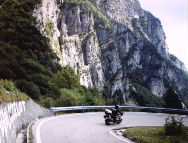 Severní Itálie ze sedla motorky