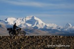 Tibetem na moto
