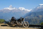 Nepál na motorc