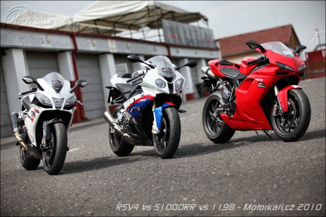 Aprilia RSV4 vs BMW S1000RR vs Ducati 1198